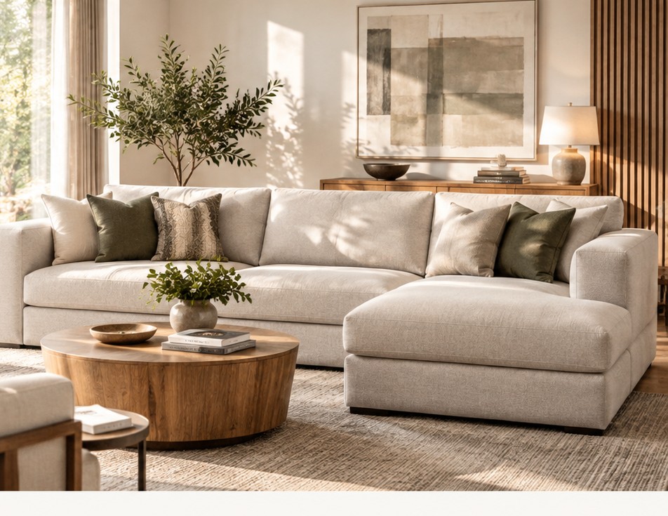 Comfort Style upholstered furniture in a welcoming room setting